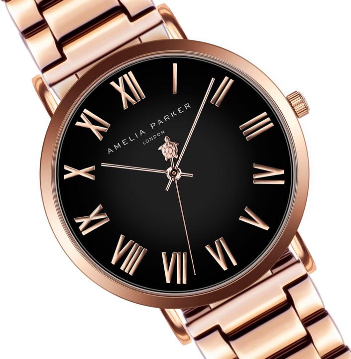 Image du produit Amelia Parker Grand Noir (Horloge analogique)