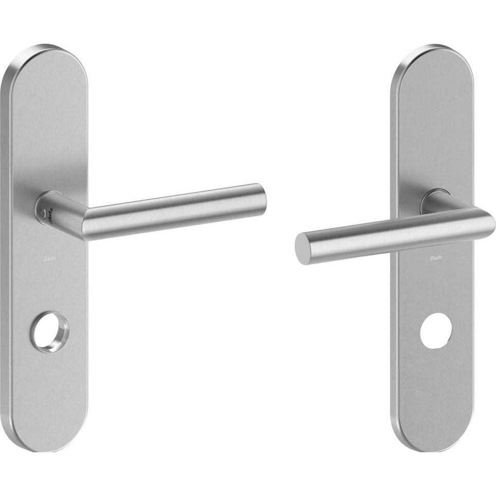 Glutz, Türgriff + Fenstergriff, Schutzschild-Garnitur ES0 58541 Memphis (Türschild)