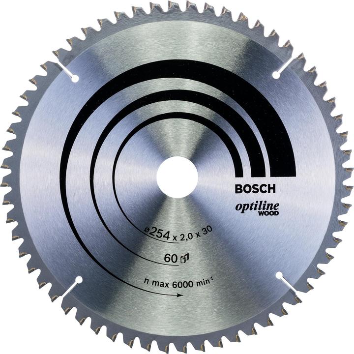 Bosch Professional Zubehör PRO Wood Kreissägeblatt, 254 x 2 x 30 mm