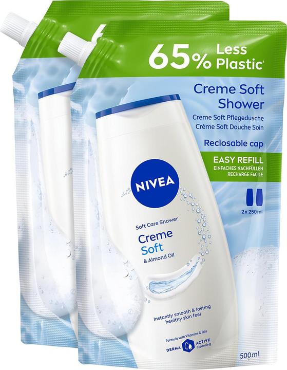 Produktbild NIVEA Creme Soft Refill Pflegedusche DUO