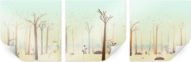 Image du produit Trenddeko Le petit extraterrestre (3 parties) (70 x 70 cm)