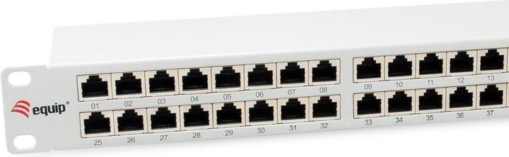 Immagine prodotto equip Pannello patch 48x RJ45 Cat6A 19" FTP 1U Premium grigio chiaro