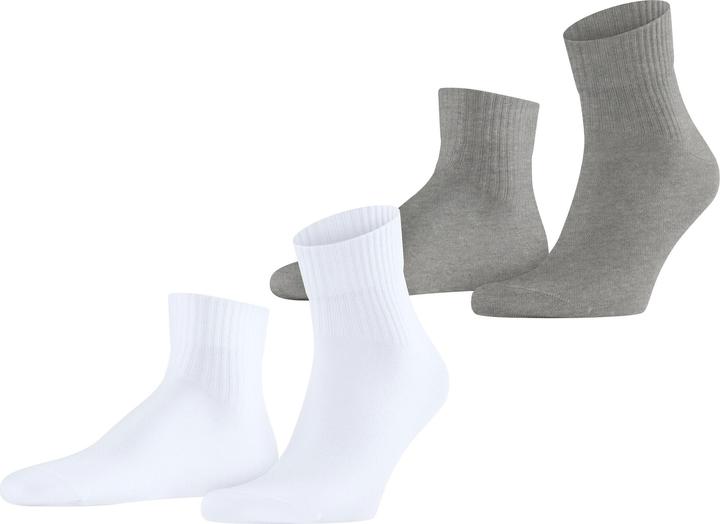 Produktbild Esprit Plain Rib 2-Pack Baumwollsneakersocken (2er Pack, 43 - 46)