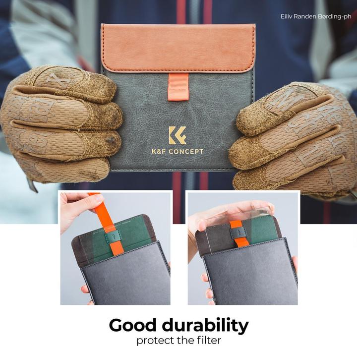 Image du produit K&F Concept Filtre de diffusion Concept 100x100 1/4 noir (100 mm, Filtre Black Mist, 100 mm)