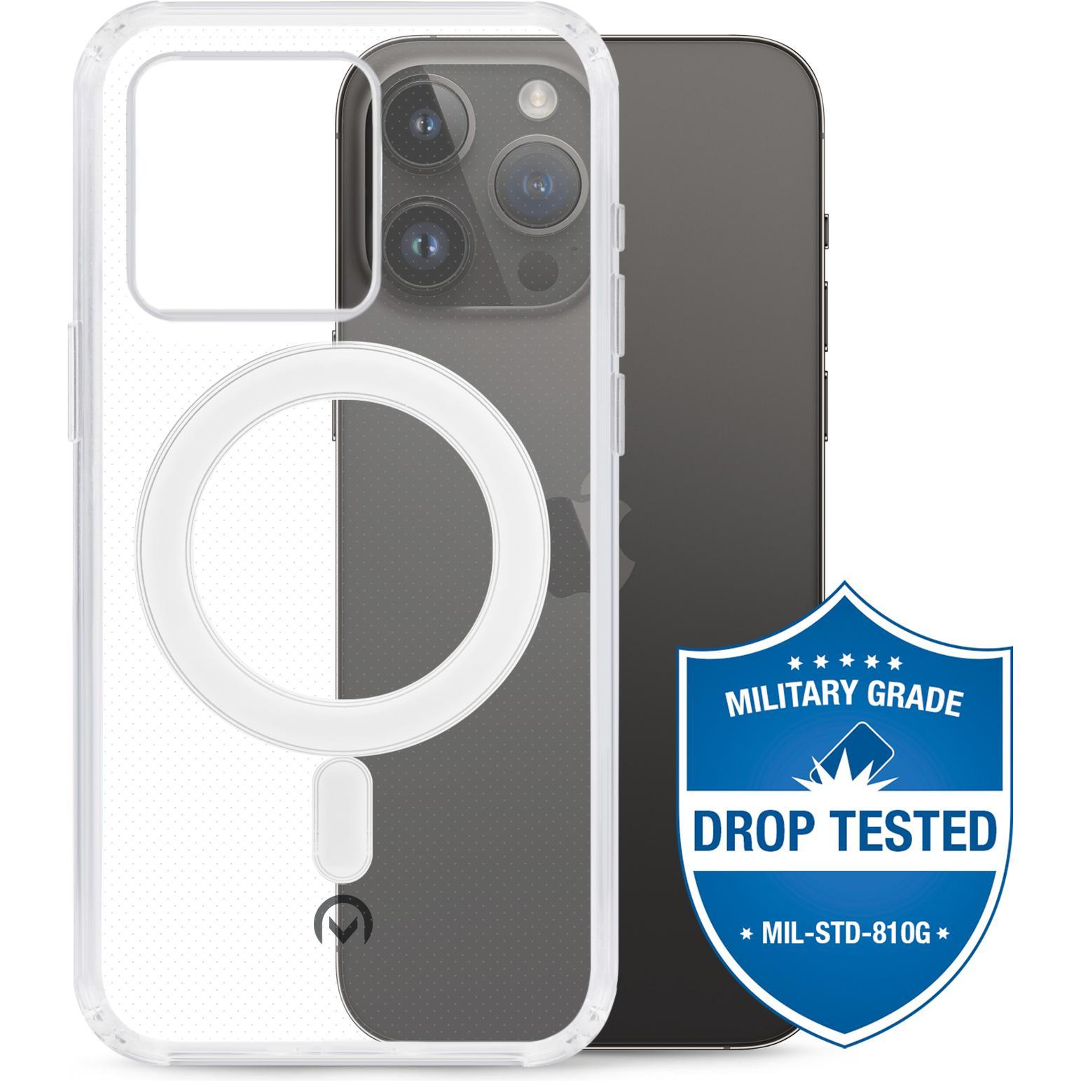 Mobilize Nackter Schutzkoffer (Apple iPhone 15 Pro Max), Smartphone Hülle, Transparent