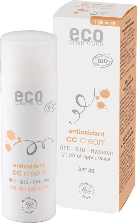Produktbild Eco Cosmetics CC Creme getönt hell LSF 30, 50 ml (Hell, 50 ml)