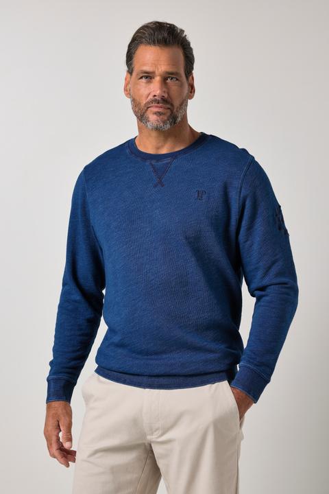 Produktbild JP1880 Sweatshirt, Indigo Färbung, Rundhals (5XL)