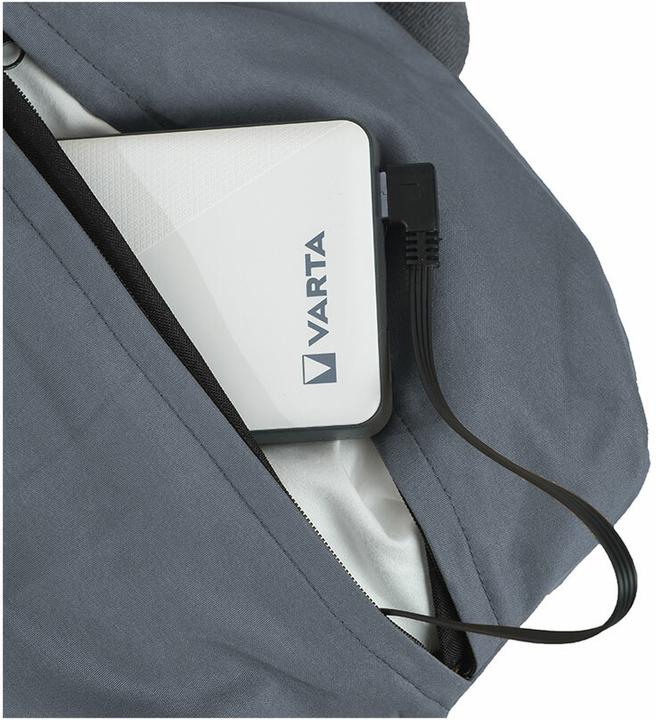 Actual product image Eurom Warmigo heat pad incl. 20,000 mAh power bank, grey (45 x 45 cm)