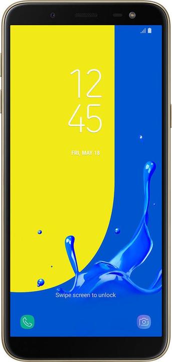 Produktbild Samsung Galaxy J6 EU (32 GB, Gold, 5.60", Dual SIM + SD, 4G)