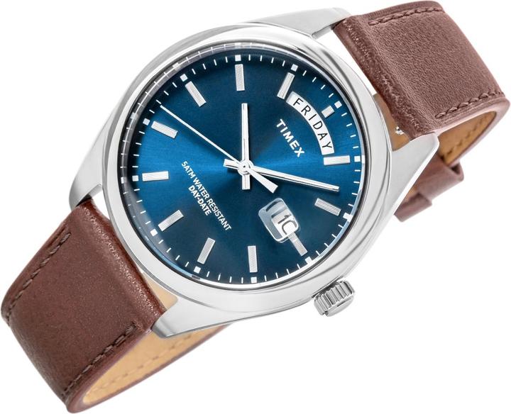 Produktbild Timex Legacy TW2W57200 Horloge - Leer - Bruin - Ø 41 mm (Analoguhr, 41 mm)