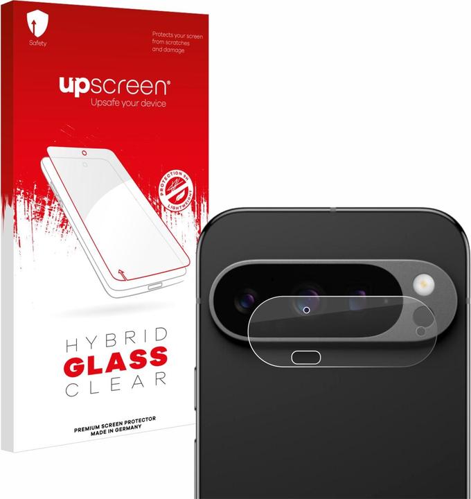 Actual product image upscreen Protective glass screen protector clear (1 pcs., Google Pixel 9 Pro)