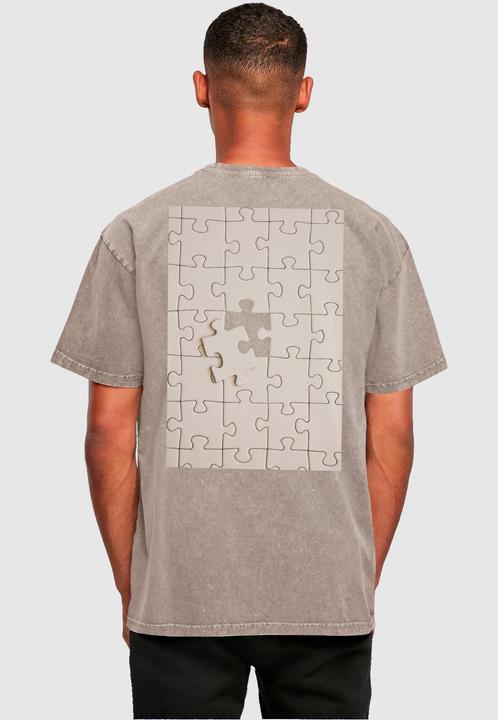 Produktbild Merchcode Missing Piece Acid Washed Heavy Oversize Tee - 136217 (L)
