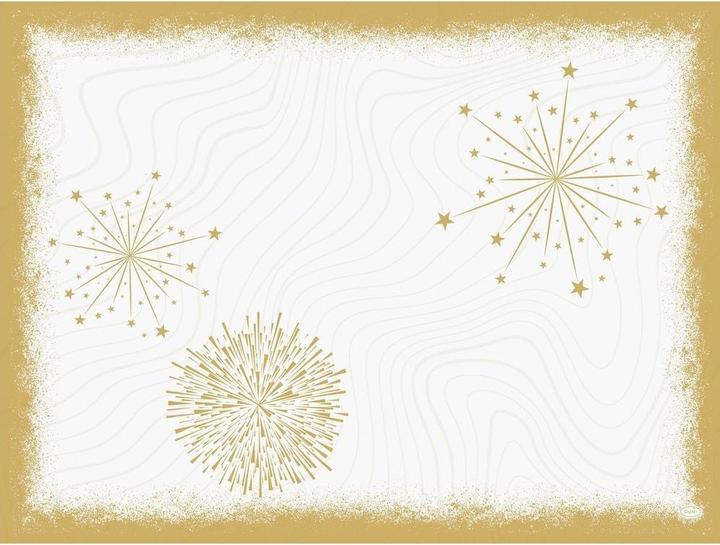 Image du produit Duni Tischset Bio Dunicel Sparkly White (40 x 30 cm)