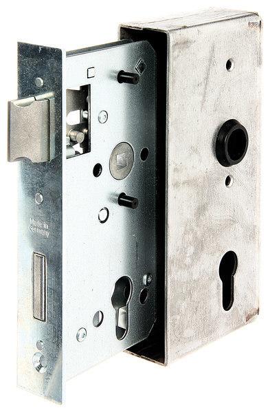 Produktbild GAH Schlosskasten DIN links / rechts Mass A185xB90xC55xE40 mm Dornmass 55 mm (Einsteckschloss)