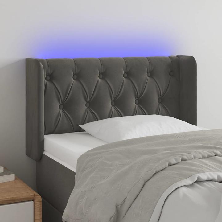 Immagine prodotto vidaXL LED Kopfteil (203 x 16 x 128 cm)