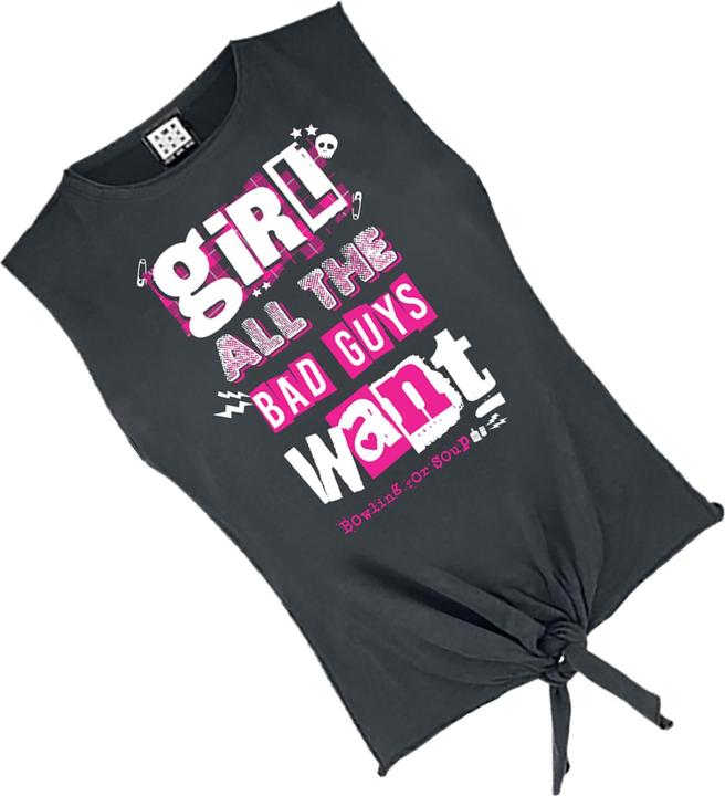 Immagine prodotto Amplified Girl All The Bad Guys Want Canotta Bowling For Soup Senza Maniche Donna (XS)