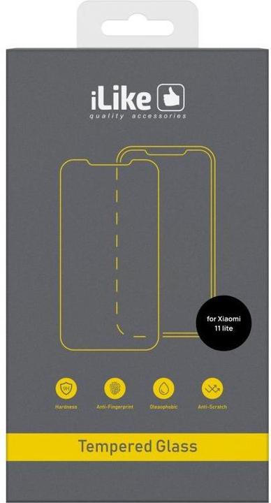 Produktbild iLike Xiaomi Mi 11 Lite/11 Lite NE 0.33 flat clear glass (1 Stück, Xiaomi Mi 11 Lite, Xiaomi Mi 11 Lite 5G)