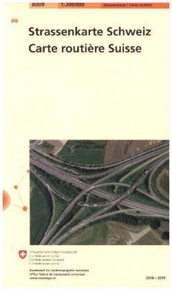 Actual product image Road map Switzerland 1:200 000