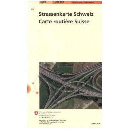 Strassenkarte Schweiz 1:200 000, Landkarte