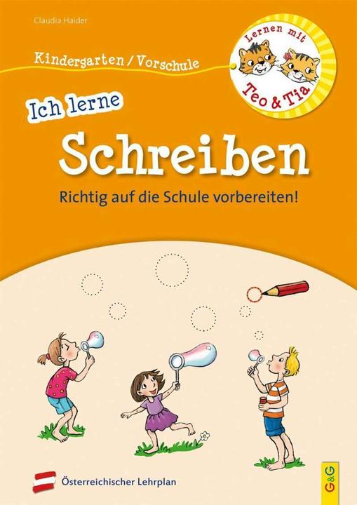 Immagine prodotto Lernen mit Teo und Tia – Ich lerne Schreiben – Kindergarten/Vorschule (Tedesco, Claudia Haider, 2019)
