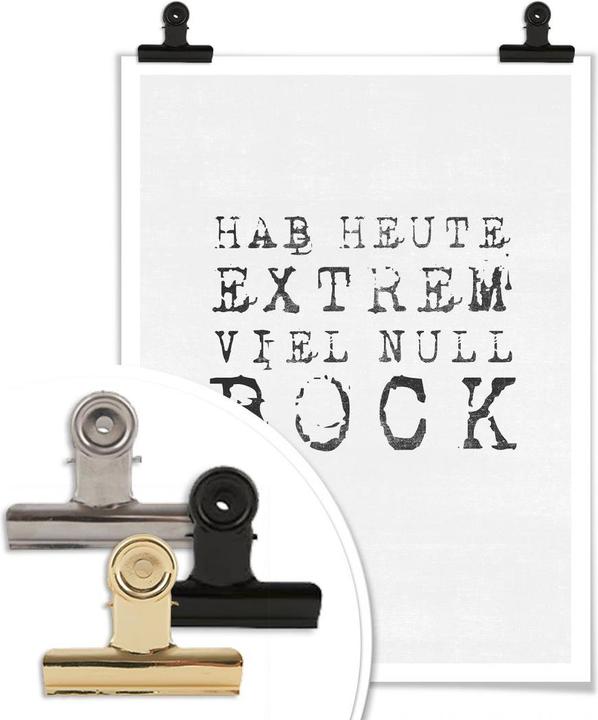 Actual product image Trenddeko Have today extremely much zero Bock (30 x 40 cm)