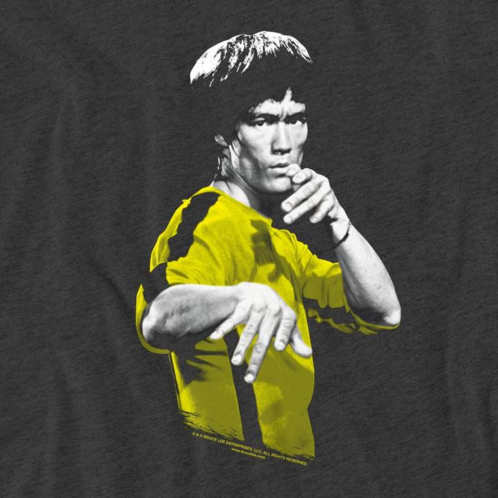 Actual product image Bruce Lee Unisex Adult Suit Of Death T-Shirt (XL)