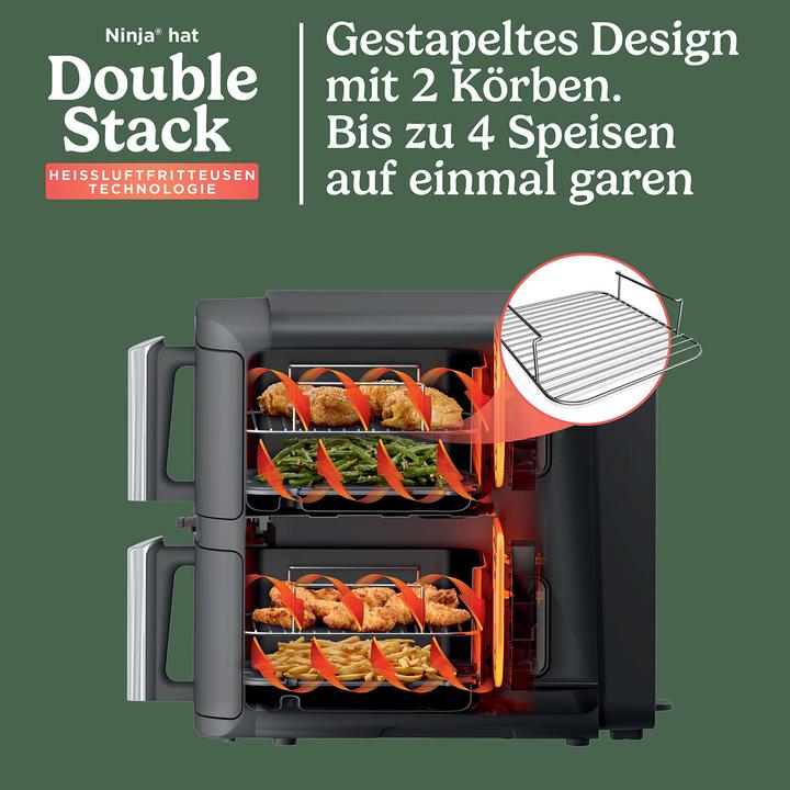 Actual product image Ninja SL451EU Double deep fryer