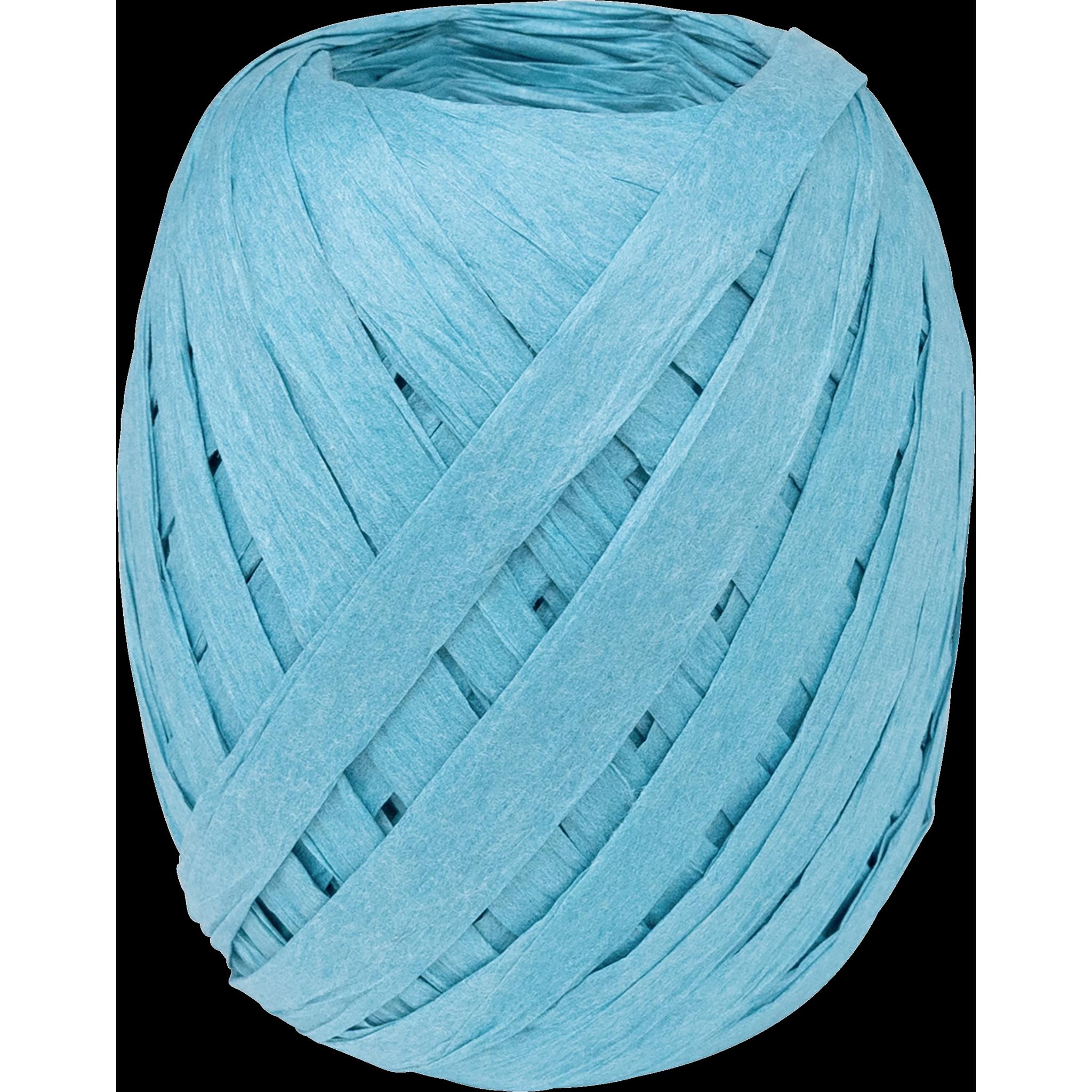 Stewo, Geschenkverpackung, Geschenkband Raffia 258341404 türkis 7mm (Geschenkband)