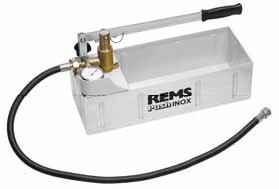 Actual product image Rems Push - Pump pressure test manual Push stainless steel
