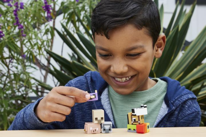 Image du produit Mattel Φιγούρα Minecraft Mob Head Mini HDV64 (1τμχ Τυχαία Επιλογή)