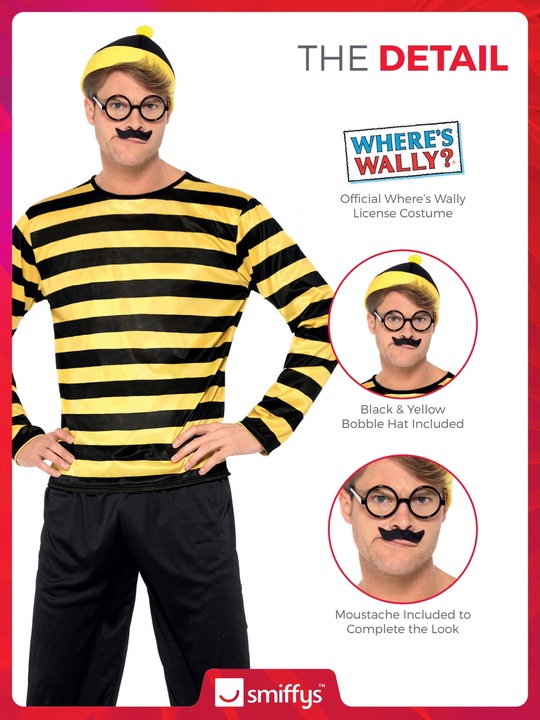 Actual product image Smiffys Where is Walter: Odlaw (M)