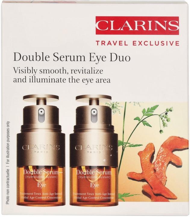 Image du produit Clarins Double sérum pour les yeux (Soin des yeux Sérum, 40 ml, Jour + nuit)