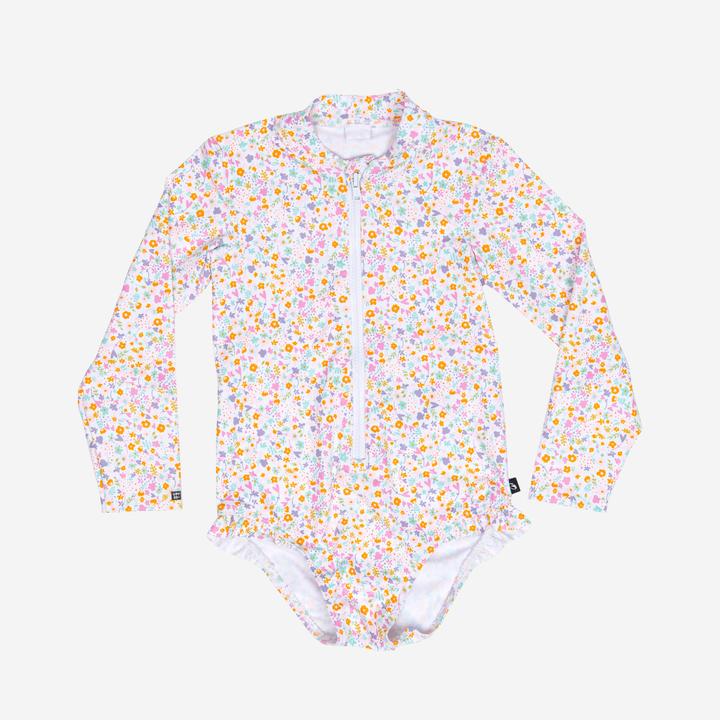 Actual product image Nabaiji Badeanzug langarm Baby/Mädchen UV-Schutz - Izia Mimi rosa (74)