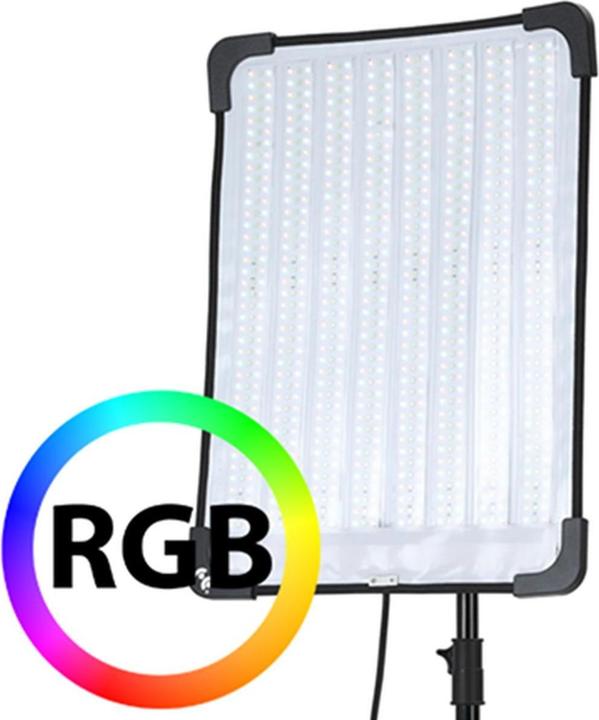 Immagine prodotto Falcon Eyes Pannello LED RGB flessibile RX-718 III-K1 62x47 cm (Luce studio)