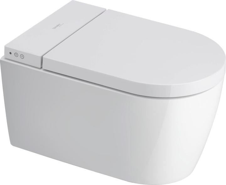 Duravit Shower toilet set Starck f Lite low-level WC without splash rim white 650001012004310