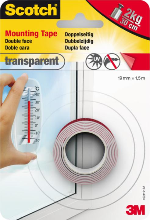 Produktbild 3M Montageband Transparent (20 mm)