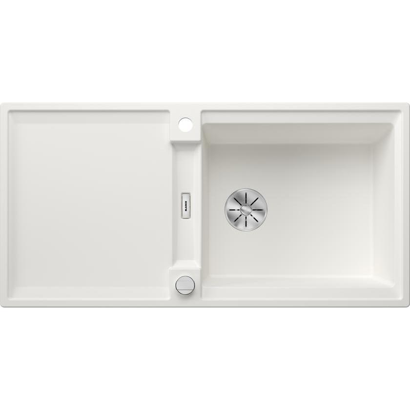 Blanco, Spülbecken, ADIRA XL 6 S-F SILGRANIT weiss Einbauart: Flächenbündig reversibel mit Ablauffernbedie (99 cm, 49 cm...