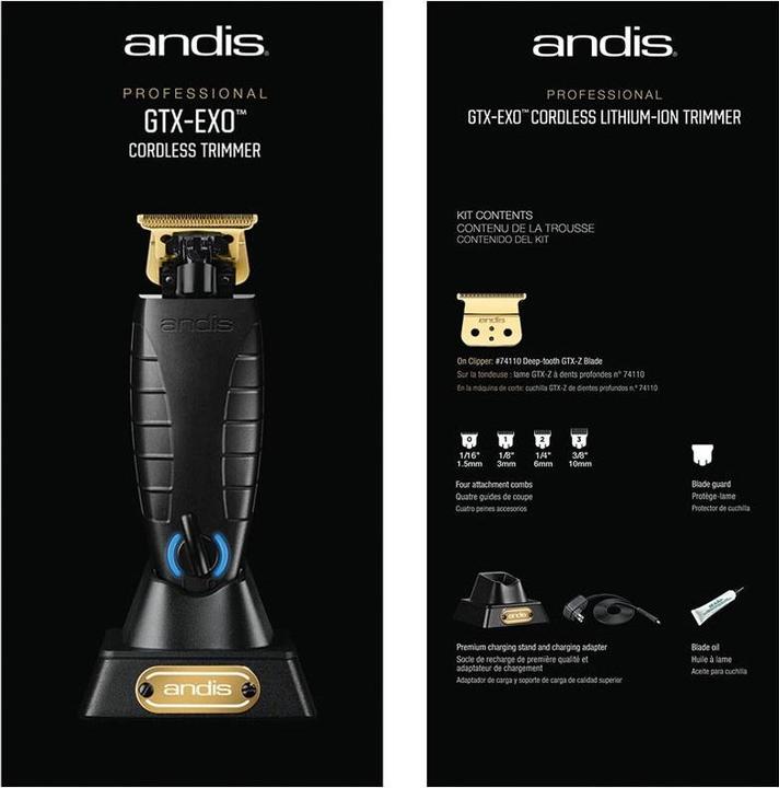 Immagine prodotto Andis GTX-EXO Trimmer ORL-S schwarz 220 gr