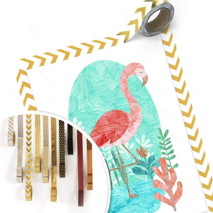 Produktbild Trenddeko Goed Blauw - Der Flamingo (24 x 30 cm)