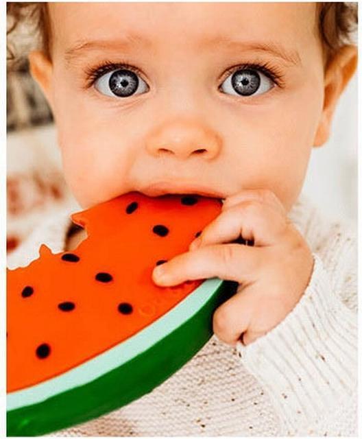 Actual product image Oli and Carol Oli&Carol Wally The Watermelon Teething Ring