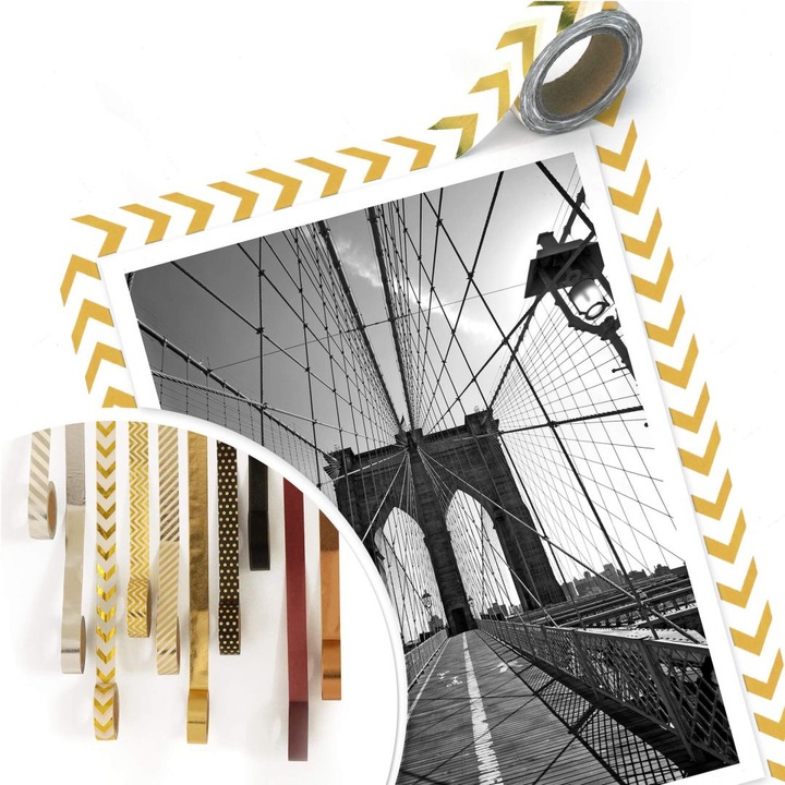 Image du produit Trenddeko Perspective du pont de Brooklyn (40 x 50 cm)