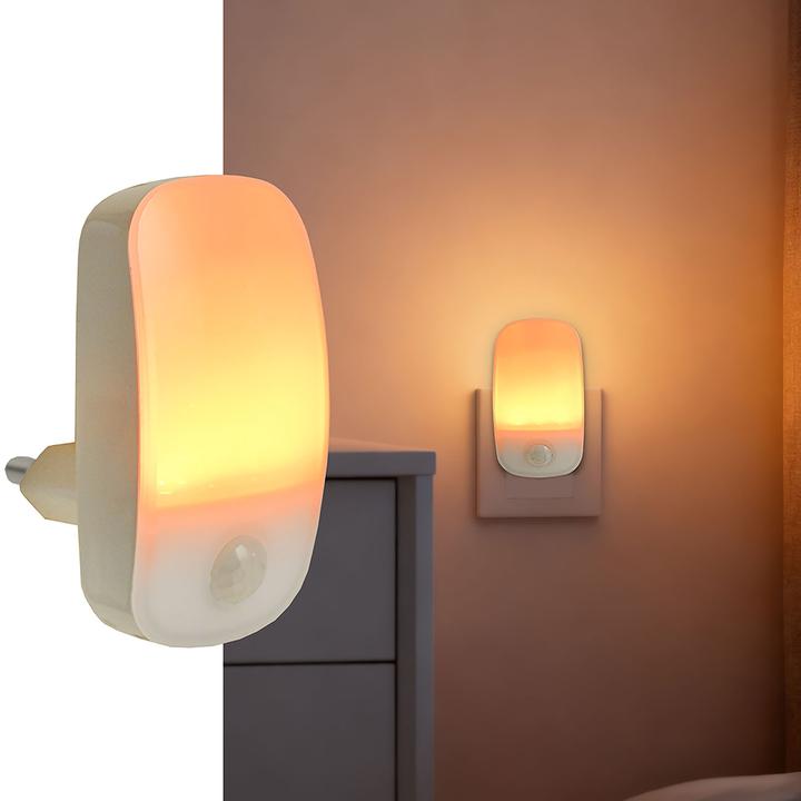 Casativo LED Nachtlicht Stecker mit Bewegungsmelder & Dämmerungssensor