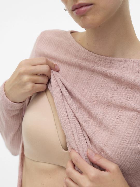 Immagine prodotto Mamalicious Normal geschnitten U-Boot Ausschnitt Schmale Ärmel Top Bluse (XL)