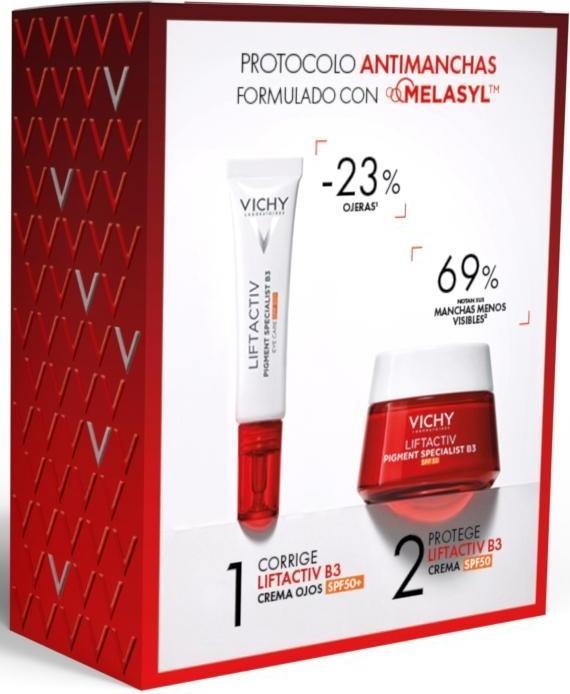 Image du produit Vichy Liftactiv B3 Anti-Stain Day Cream Spf50 Set Of 2 (Kit de soins capillaires)