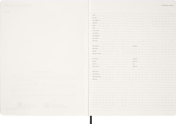 Actual product image Moleskine Essential 26 WOKA V.XXL Swrz (English)