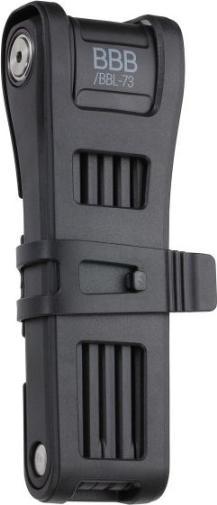 Produktbild BBB Faltschloss SecureFold mit Halter schwar (90 cm)