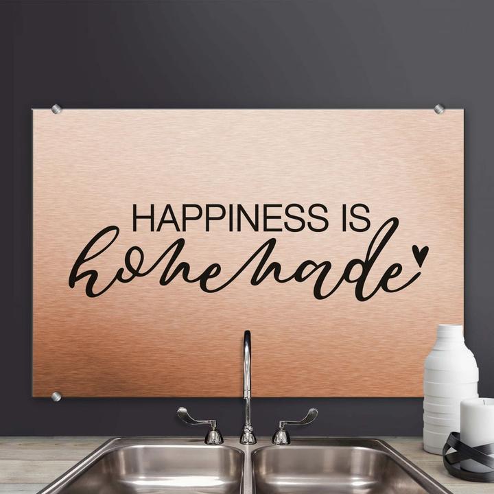 Produktbild Trenddeko Happiness is homemade (40 x 60 cm)