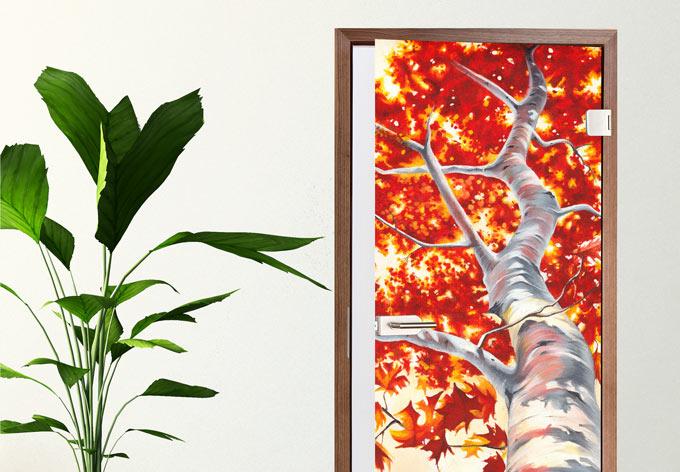 Actual product image Trenddeko Muller - maple tree - panorama (200 x 91 cm)