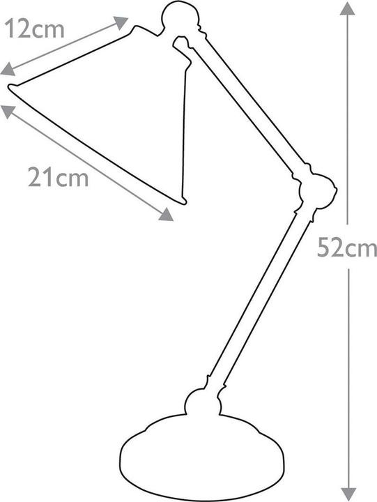 Produktbild Elstead Lighting Provence Element Tischleuchte E27 Dunkelgrau, Altmessing (E27)