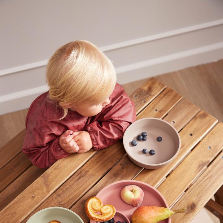 Actual product image Filibabba Silicone divided plate - Rose
